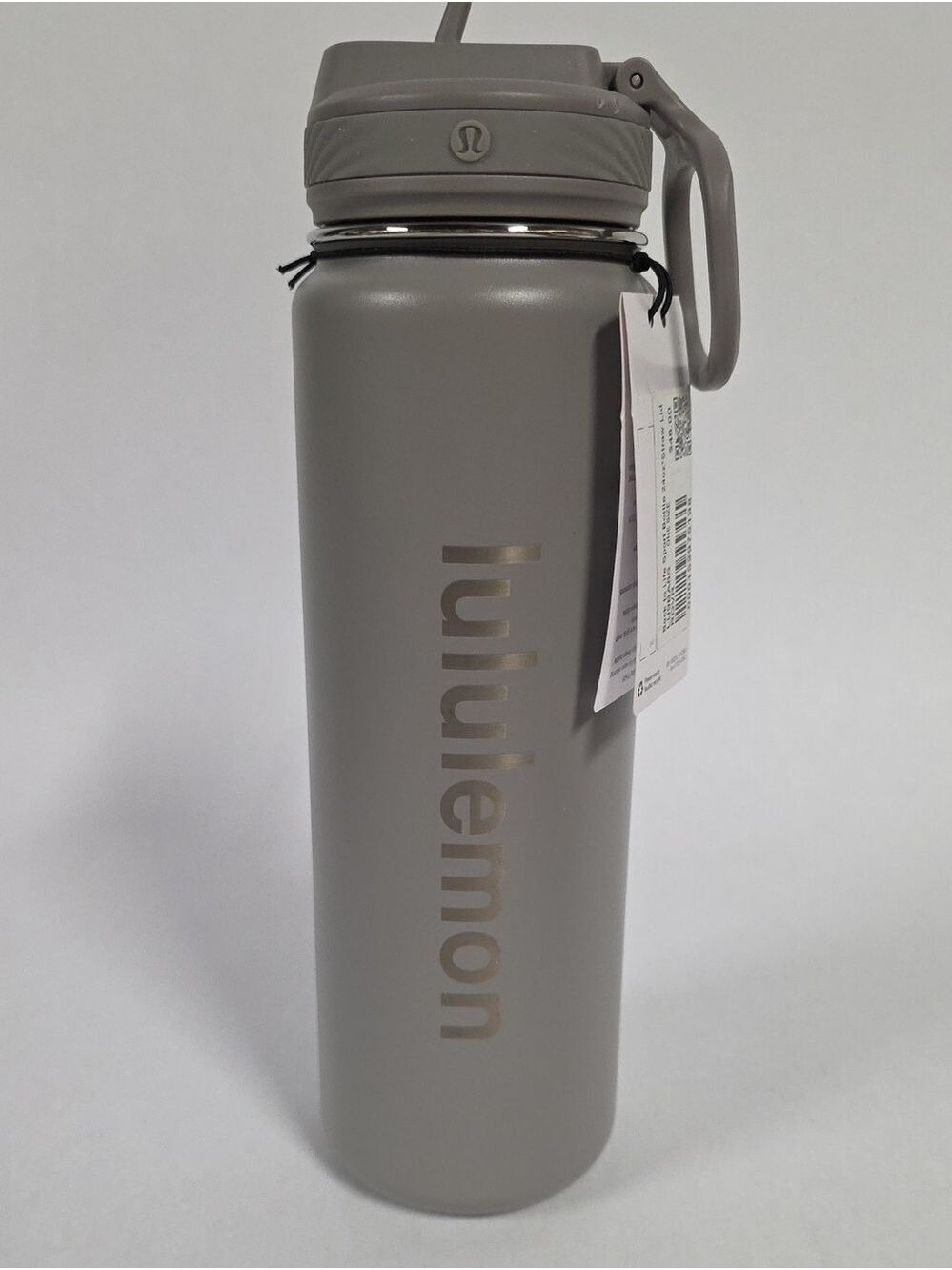 NWT Lululemon Back To Life Grey Sport Bottle, 24 Oz